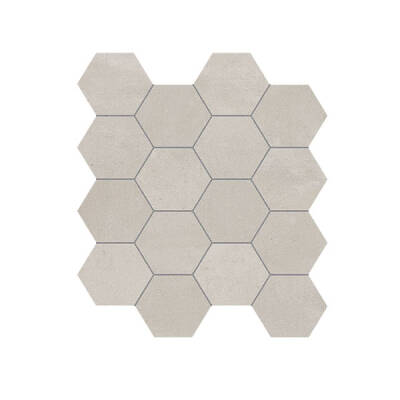 25,4X29,3 Azteca Kai Mosaico Hex Pearl Fileli - Azteca Ceramica