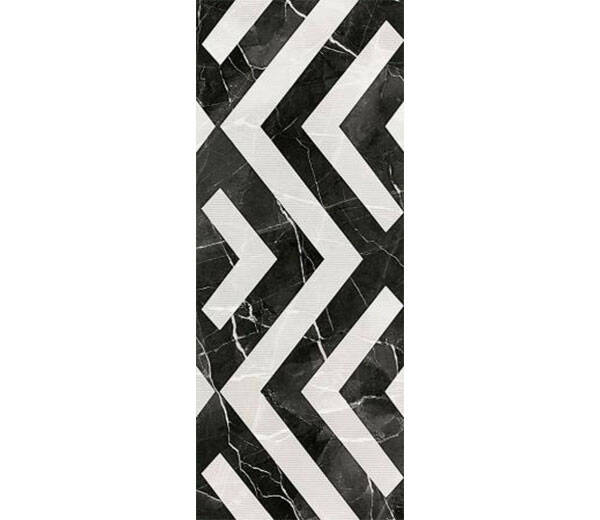 30X85 Dragon İdea Siyah Beyaz Rektifiye - 1