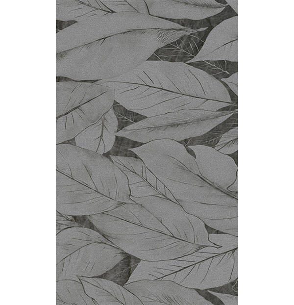 60X120 Azteca Cristallo Decorado 2 Habana Nero-Silver (2 Adet Takım) - 1