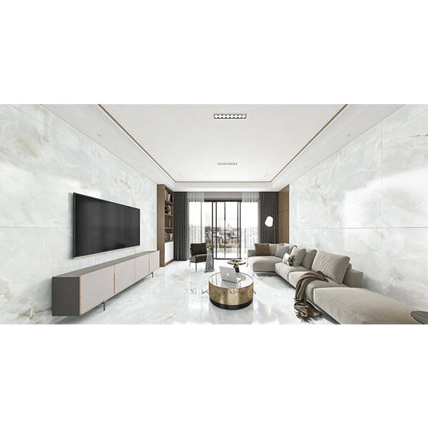 60X120 Marea Beyaz Rektifiye Parlak Nano - 2