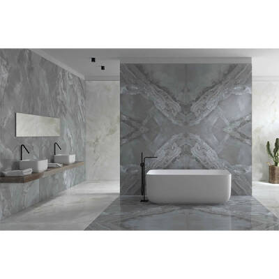 60X120 Marea Koyu Gri Rektifiye Parlak Nano - 2