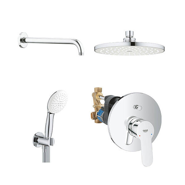Grohe BauEdge Tek kumandalı banyo bataryası ankastre seti - 1