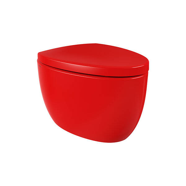 Bocchi Etna Asma Klozet Kırmızı Takım - 1