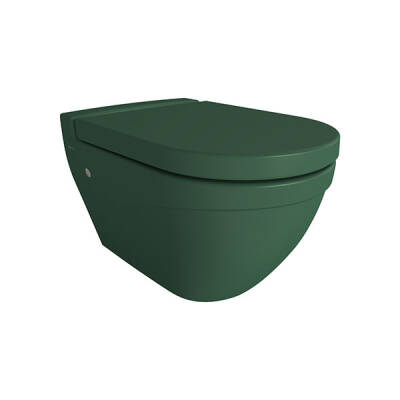 Bocchi Taormina Arch Asma Klozet + Kapak Mat Yeşil - Bocchi