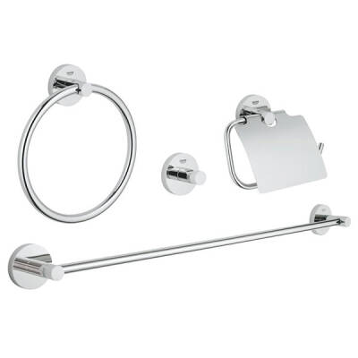 Grohe Essentials Aksesuar Seti 4 Parça Krom -40776001 - Grohe
