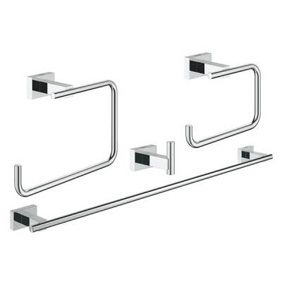 Grohe Essentials Cube Aksesuar Seti 4 Parça Krom-40778001 - Grohe