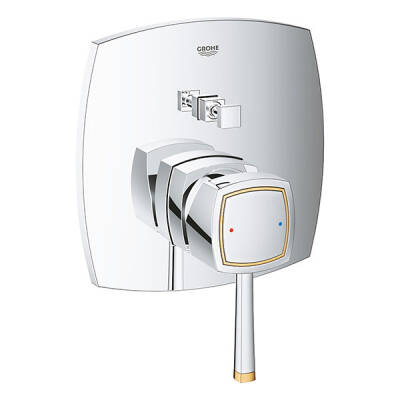 Grohe Ankastre Banyo Bataryası 2 Çık. Grandera Kr/Altın - 1