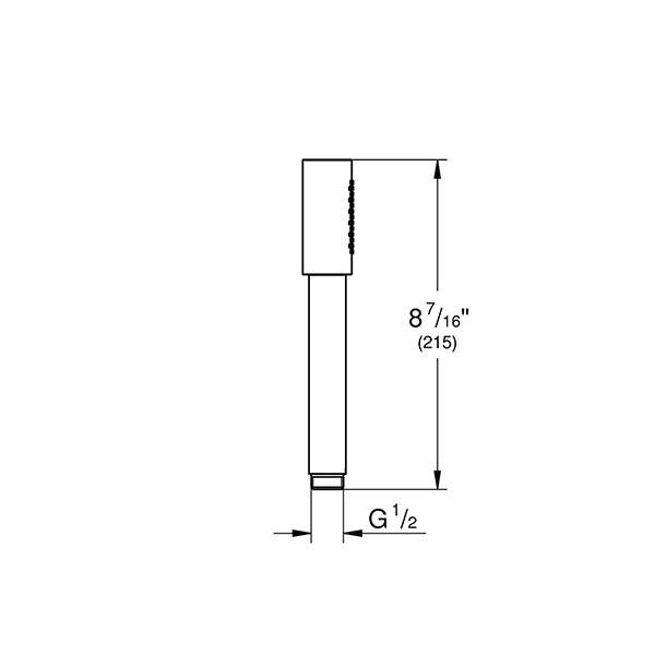 Grohe El Duşu 1 Akışlı Sena Stick Warm Sunset - 2