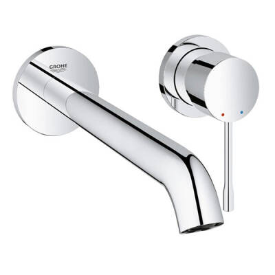 Grohe Essence İki Delikli Duvardan Lavabo Bataryası L-Boyut - 19967001 - Grohe