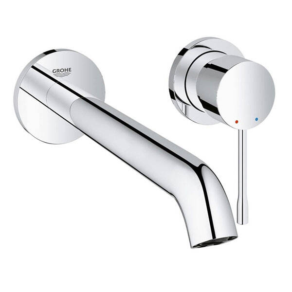 Grohe Essence İki Delikli Duvardan Lavabo Bataryası L-Boyut - 19967001 - 1