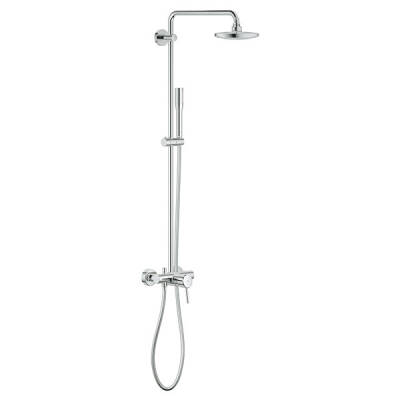 Grohe Euphoria Concetto System 180 Duvara Monte Tek Kollu Mikserli Duş Sistemi - 23061001 - Grohe