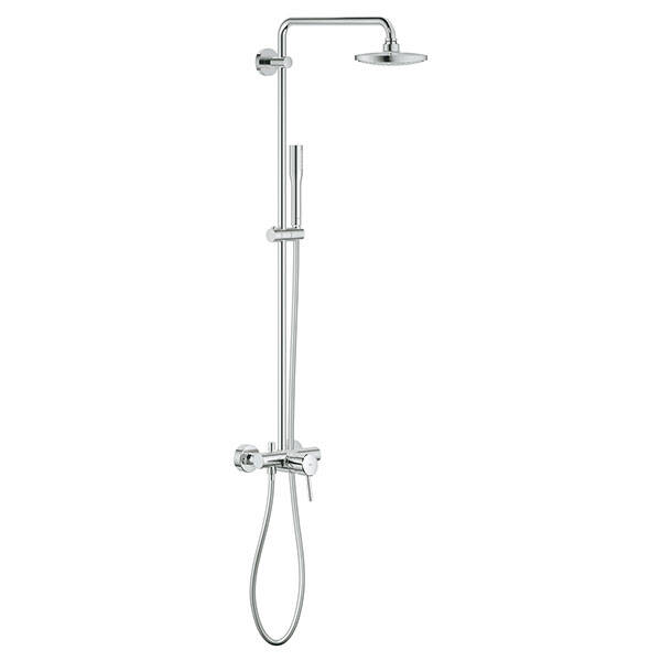 Grohe Euphoria Concetto System 180 Duvara Monte Tek Kollu Mikserli Duş Sistemi - 23061001 - 1