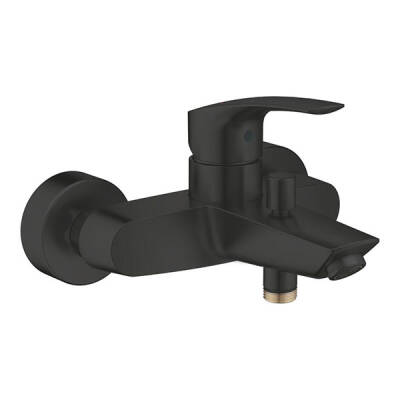 Grohe Eurosmart Tek Kumandalı Banyo Bataryası 1/2 Mat Siyah - 1