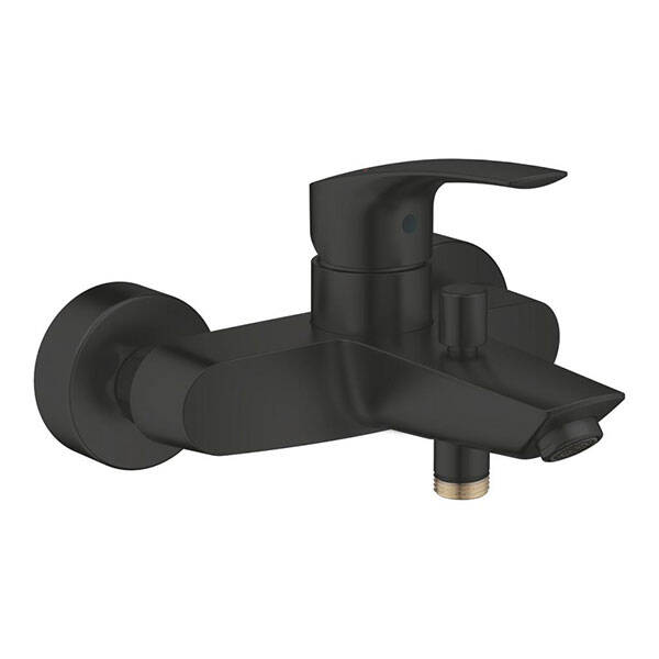 Grohe Eurosmart Tek Kumandalı Banyo Bataryası 1/2 Mat Siyah - 1