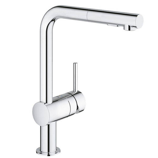 Grohe Eviye Bataryası Spiralli 2 Fonksiyonlu Minta Krom - 1