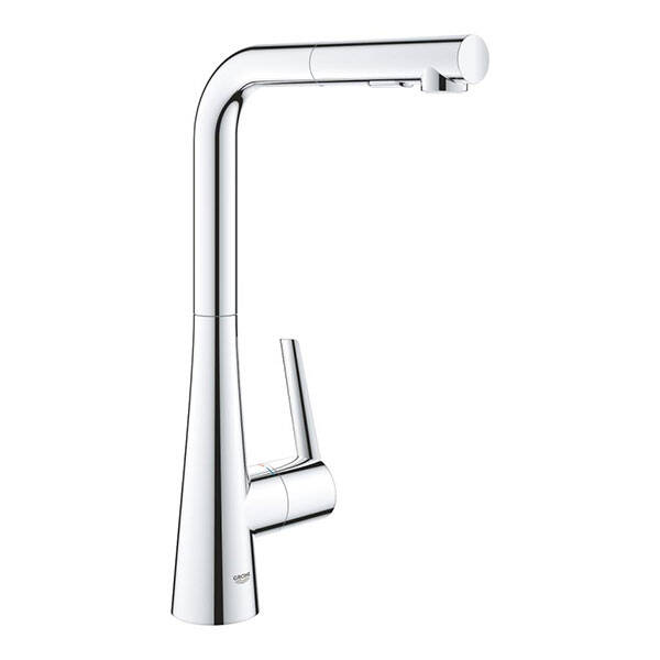 Grohe Eviye Bataryası Spiralli 2 Fonksiyonlu Zedra Krom - 32553002 - 1