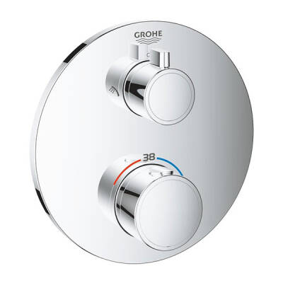 Grohe Grohtherm Termostatik Banyo Duş Bataryası 2 çıkışlı divertörlü - 1