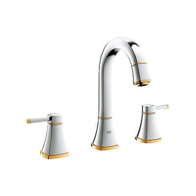 Grohe Lavabo Bataryası 3 Delikli Grandera Krom/Altın - Grohe