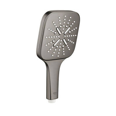 Grohe Rainshower Smartactive 130 Cube El Duşu 3 Akışlı Brushed Hard Graphite - 26582AL0 - Grohe