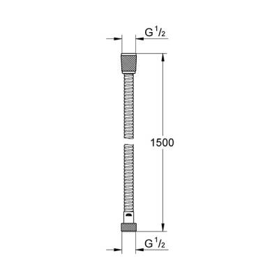 Grohe Relexaflex Metal Duş Hortumu 150 cm - 2
