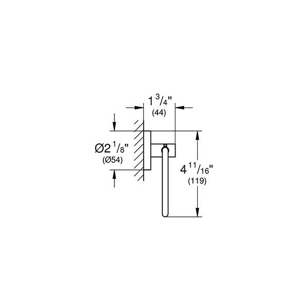 Grohe Tuvalet Kağıtlık Essentials Cool Sunrise - 40689GL1 - 2