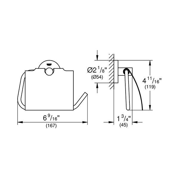Grohe Tuvalet Kağıtlık Essentials Warm Sunset - 2