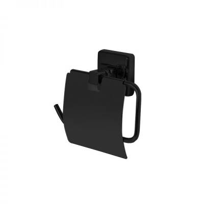 Newarc Tuvalet Kağıtlık Kapaklı Siyah - 653152B - Newarc