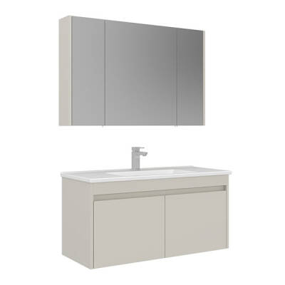 Orka Arno 100 cm Kapaklı Banyo Dolabı - 3