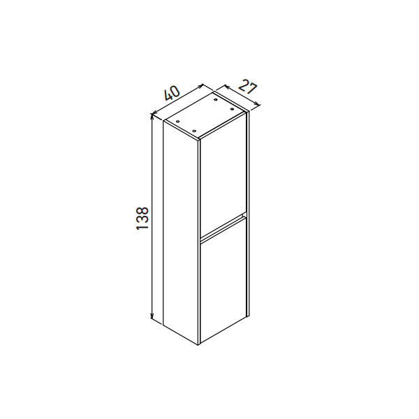 Orka Arno 40 cm Boy Dolabı - 6