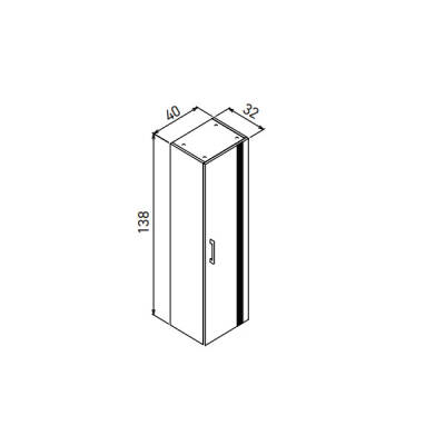 Orka Bari Thermold 40 cm Boy Dolabı - 8