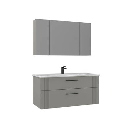 Orka Bari Thermold Ayna Dolaplı 100 cm Banyo Dolabı - 3