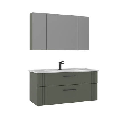 Orka Bari Thermold Ayna Dolaplı 100 cm Banyo Dolabı - 4