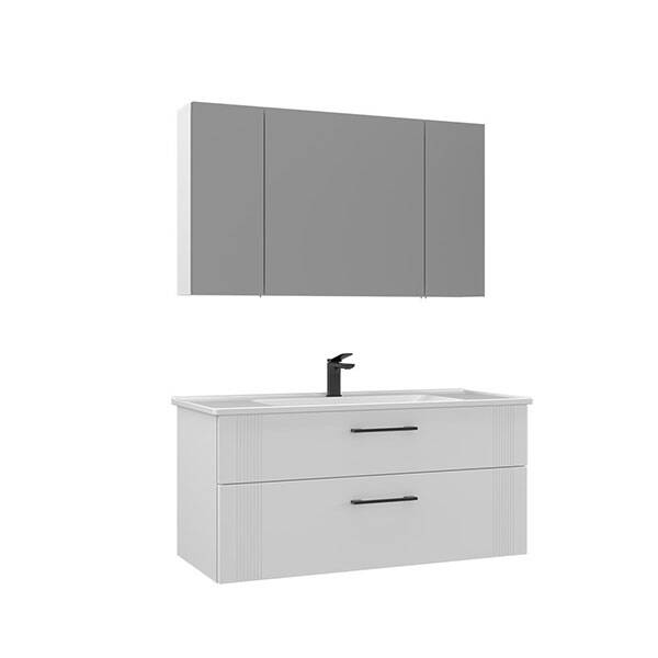 Orka Bari Thermold Ayna Dolaplı 85 cm Takım - 1