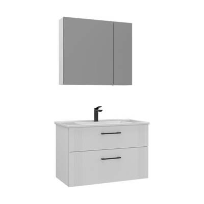 Orka Bari Thermold Ayna Dolaplı 85 cm Banyo Dolabı - Orka