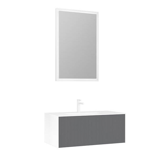 Orka Cube 100 cm Banyo Dolabı - 2