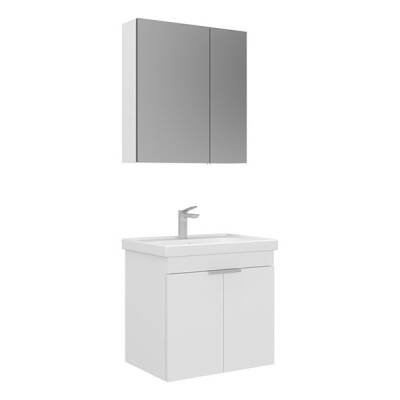 Orka Desna 60 cm Ayna Dolaplı Banyo Dolabı - Orka