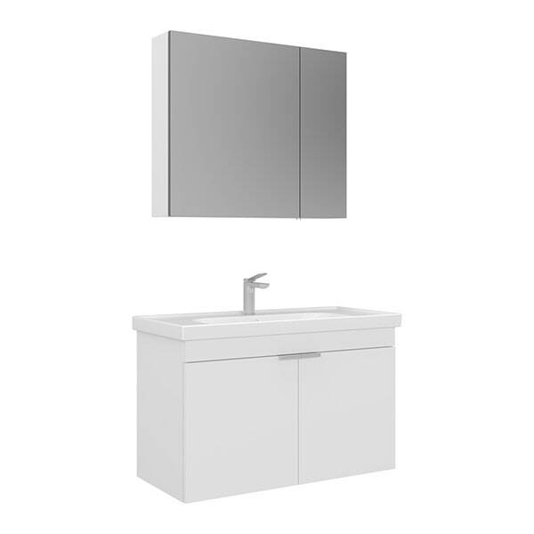 Orka Desna 90 cm Takım Ayna Dolaplı - 1