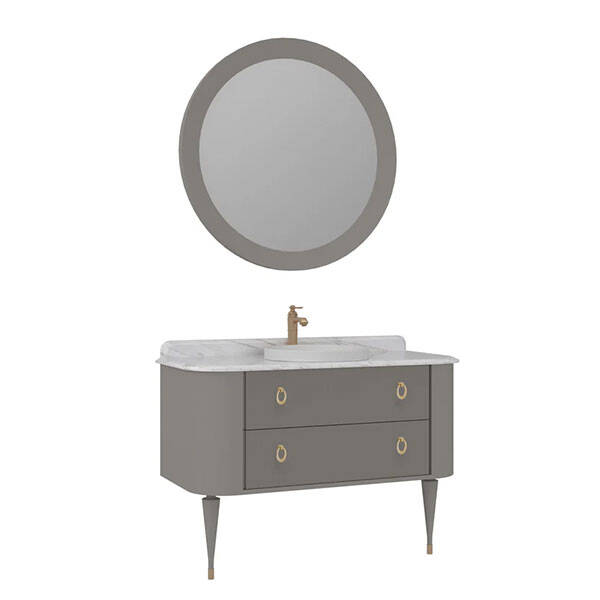 Orka Felice Ahşap Ayaklı 100 cm Banyo Dolabı - 3