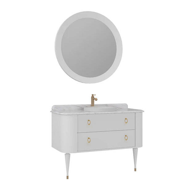 Orka Felice Ahşap Ayaklı 100 cm Banyo Dolabı - 1