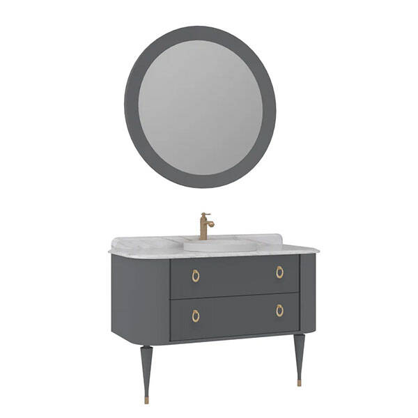 Orka Felice Ahşap Ayaklı 100 cm Banyo Dolabı - 4