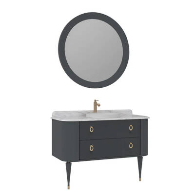 Orka Felice Ahşap Ayaklı 100 cm Banyo Dolabı - 6