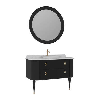 Orka Felice Ahşap Ayaklı 100 cm Banyo Dolabı - 7