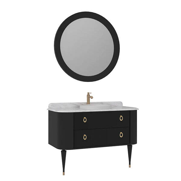 Orka Felice Ahşap Ayaklı 120 cm Banyo Dolabı - 2