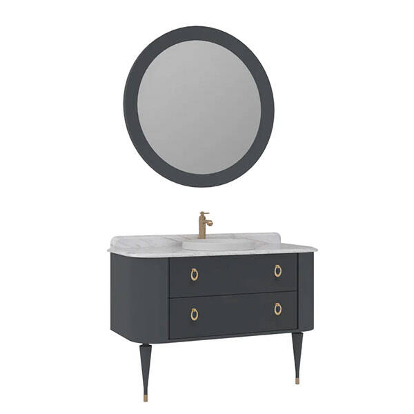 Orka Felice Ahşap Ayaklı 120 cm Banyo Dolabı - 3