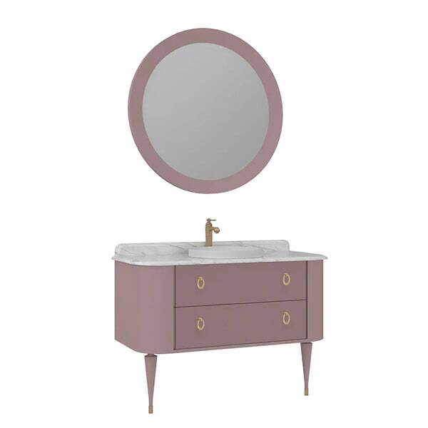 Orka Felice Ahşap Ayaklı 120 cm Banyo Dolabı - 6