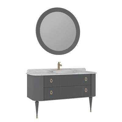 Orka Felice Ahşap Ayaklı 140 cm Banyo Dolabı - 2