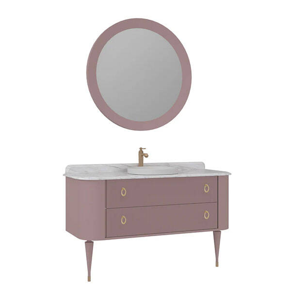 Orka Felice Ahşap Ayaklı 140 cm Banyo Dolabı - 3