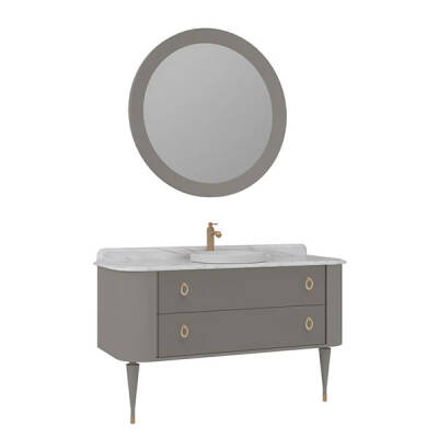 Orka Felice Ahşap Ayaklı 140 cm Banyo Dolabı - 4