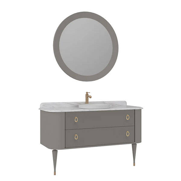 Orka Felice Ahşap Ayaklı 140 cm Banyo Dolabı - 4