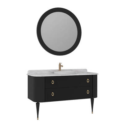 Orka Felice Ahşap Ayaklı 140 cm Banyo Dolabı - 6